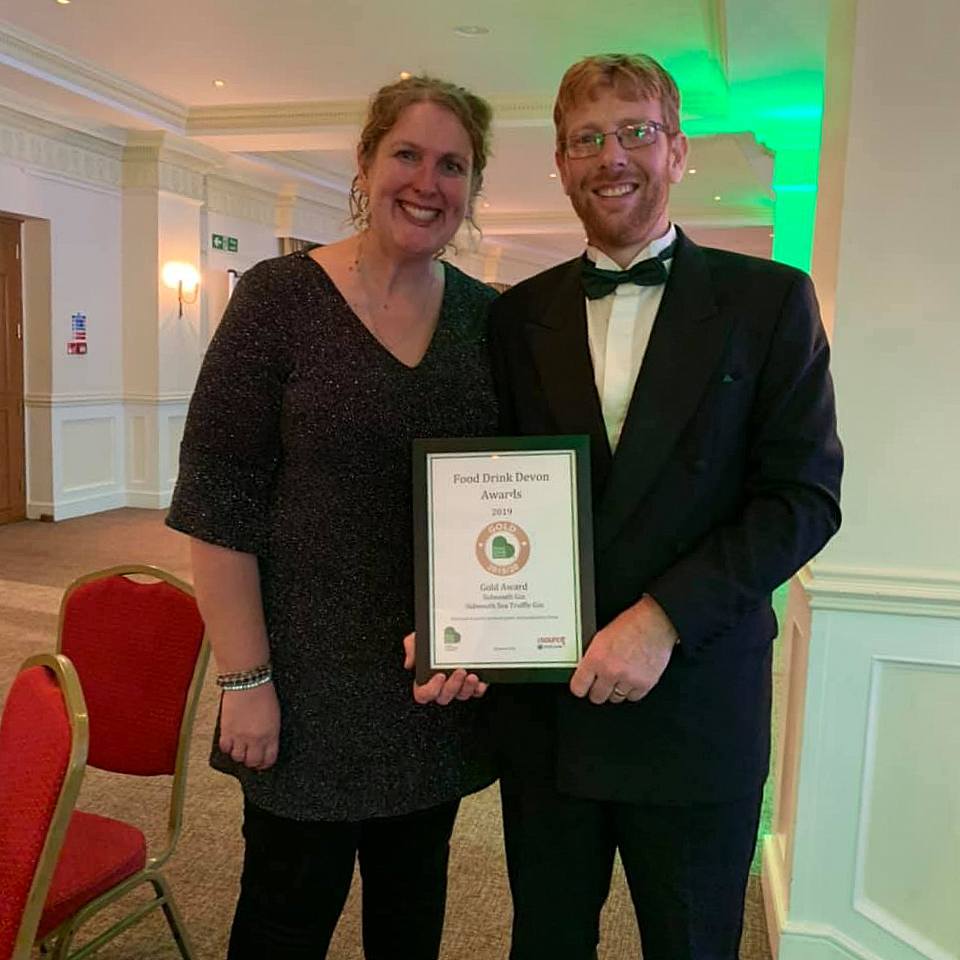 Sidmouth Gin - a winner at the Food Drink Devon Awards 2019 