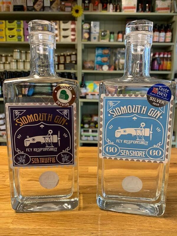 Award winning Sidmouth Gin - sea truffle and seashore