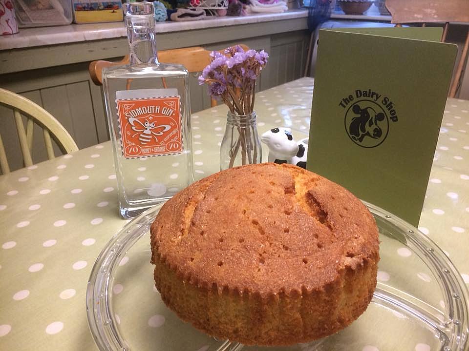 Honey & Orange Sidmouth Gin cake