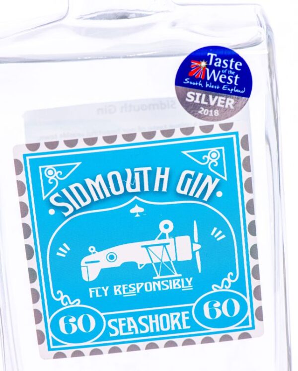 Sidmouth Seashore Gin label
