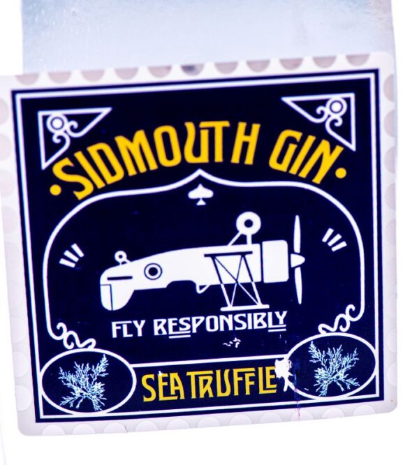 Sidmouth Sea Truffle Gin label